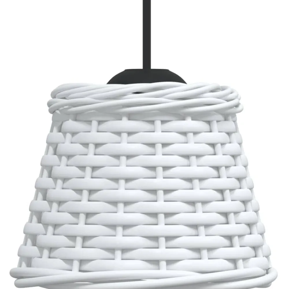 vidaXL Accesorios De Iluminación-Pantalla para lámpara de techo mimbre Ø15x12 cm