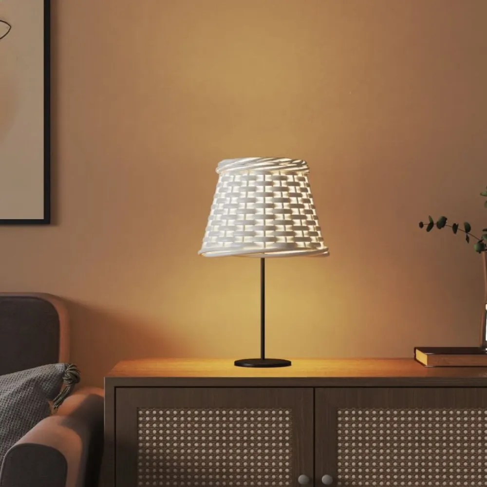 vidaXL Accesorios De Iluminación-Pantalla para lámpara mimbre Ø15x12 cm