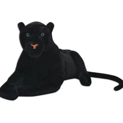 vidaXL Pantera de peluche grande XXL negra Hot