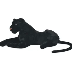 vidaXL Pantera de peluche grande XXL negra Hot