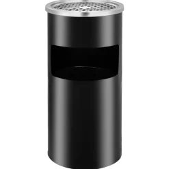 vidaXL Accesorios Para Fumadores-Papelera con cenicero de pared acero 26 L