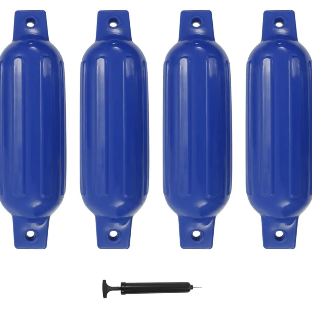vidaXL Piezas Y Accesorios Para Vehículos-Parachoques para barco 4 unidades PVC 41x11,5 cm