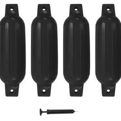 vidaXL Piezas Y Accesorios Para Vehículos-Parachoques para barco 4 unidades PVC 41x11,5 cm