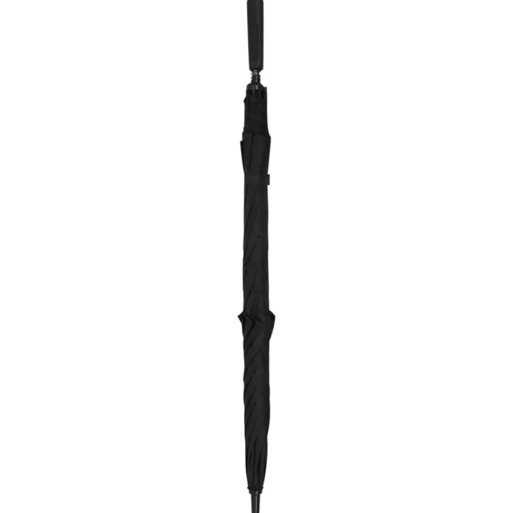 vidaXL Paraguas-Paraguas negro 130 cm