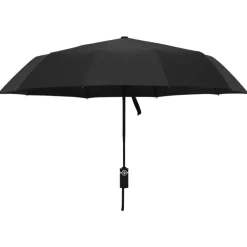 vidaXL Paraguas plegable automático negro 104 cm Outlet