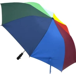 vidaXL Paraguas-Paraguas plegable automático multicolor 124 cm