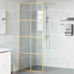 vidaXL Fontanería-Pared de Ducha Walk-in 80 x 195 cm vidrio templado