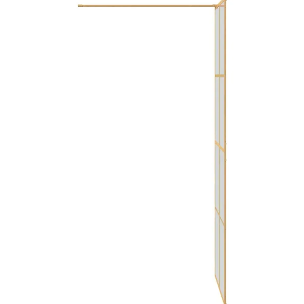 vidaXL Fontanería-Pared de Ducha Walk-in 80 x 195 cm vidrio templado