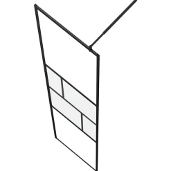 vidaXL Fontanería-Pared de Ducha Walk-in 80 x 195 x 0.5 cm