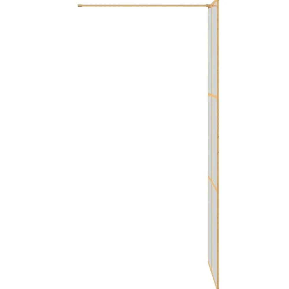 vidaXL Fontanería-Pared de Ducha Walk-in 80 x 195 cm vidrio templado