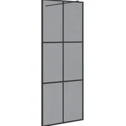 vidaXL Fontanería-Pared de Ducha Walk-in 80 x 195 cm vidrio templado