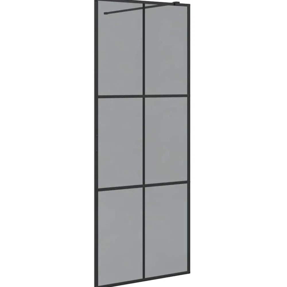 vidaXL Fontanería-Pared de Ducha Walk-in 80 x 195 cm vidrio templado