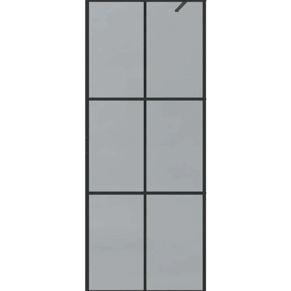 vidaXL Fontanería-Pared de Ducha Walk-in 80 x 195 cm vidrio templado
