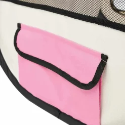 vidaXL Productos Para Mascotas-Parque de perros plegable bolsa de transporte 90x90x58 cm