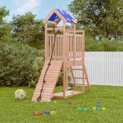 vidaXL Estructuras Para Juegos Al Aire Libre-Parque infantil de exterior madera maciza Douglas3156935