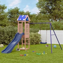 vidaXL Parque infantil de exterior madera maciza de abeto Douglas Best