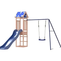 vidaXL Parque infantil de exterior madera maciza de abeto Douglas Best