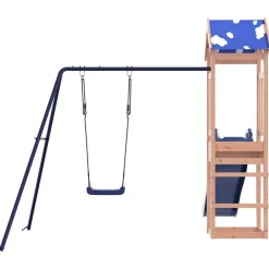 vidaXL Parque infantil de exterior madera maciza de abeto Douglas Best