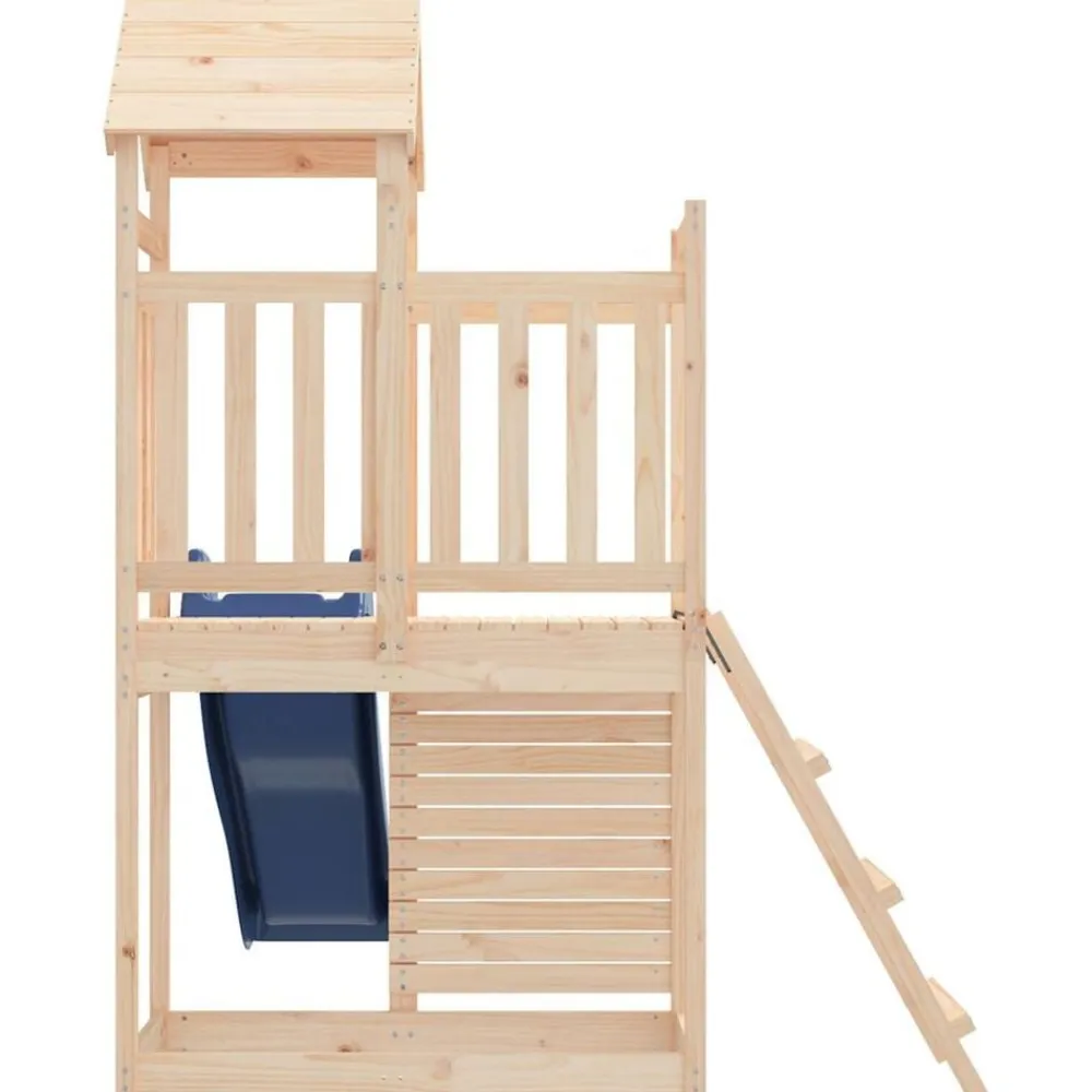 vidaXL Parque infantil de exterior madera maciza de pino