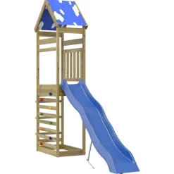 vidaXL Parque infantil de exterior madera de pino impregnada New