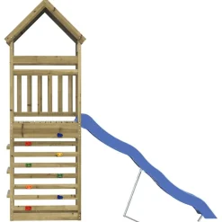 vidaXL Parque infantil de exterior madera de pino impregnada New