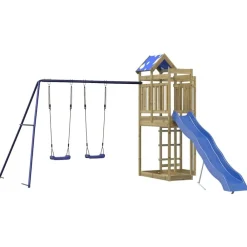 vidaXL Parque infantil de exterior madera de pino impregnada Online