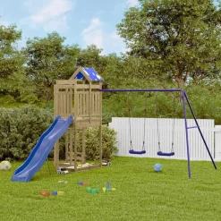 vidaXL Parque infantil de exterior madera de pino impregnada Online