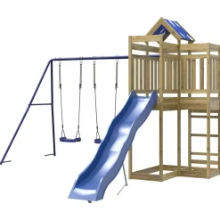 vidaXL Parque infantil de exterior madera de pino impregnada Online