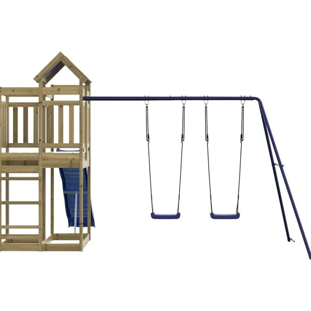 vidaXL Parque infantil de exterior madera de pino impregnada Online