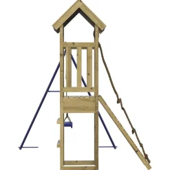 vidaXL Estructuras Para Juegos Al Aire Libre-Parque infantil de exterior madera de pino impregnada