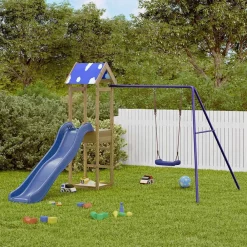 vidaXL Parque infantil de exterior madera de pino impregnada Discount