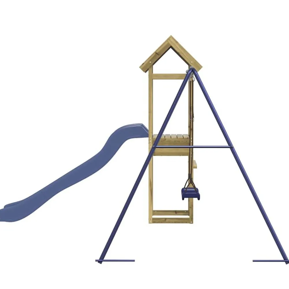 vidaXL Parque infantil de exterior madera de pino impregnada Discount