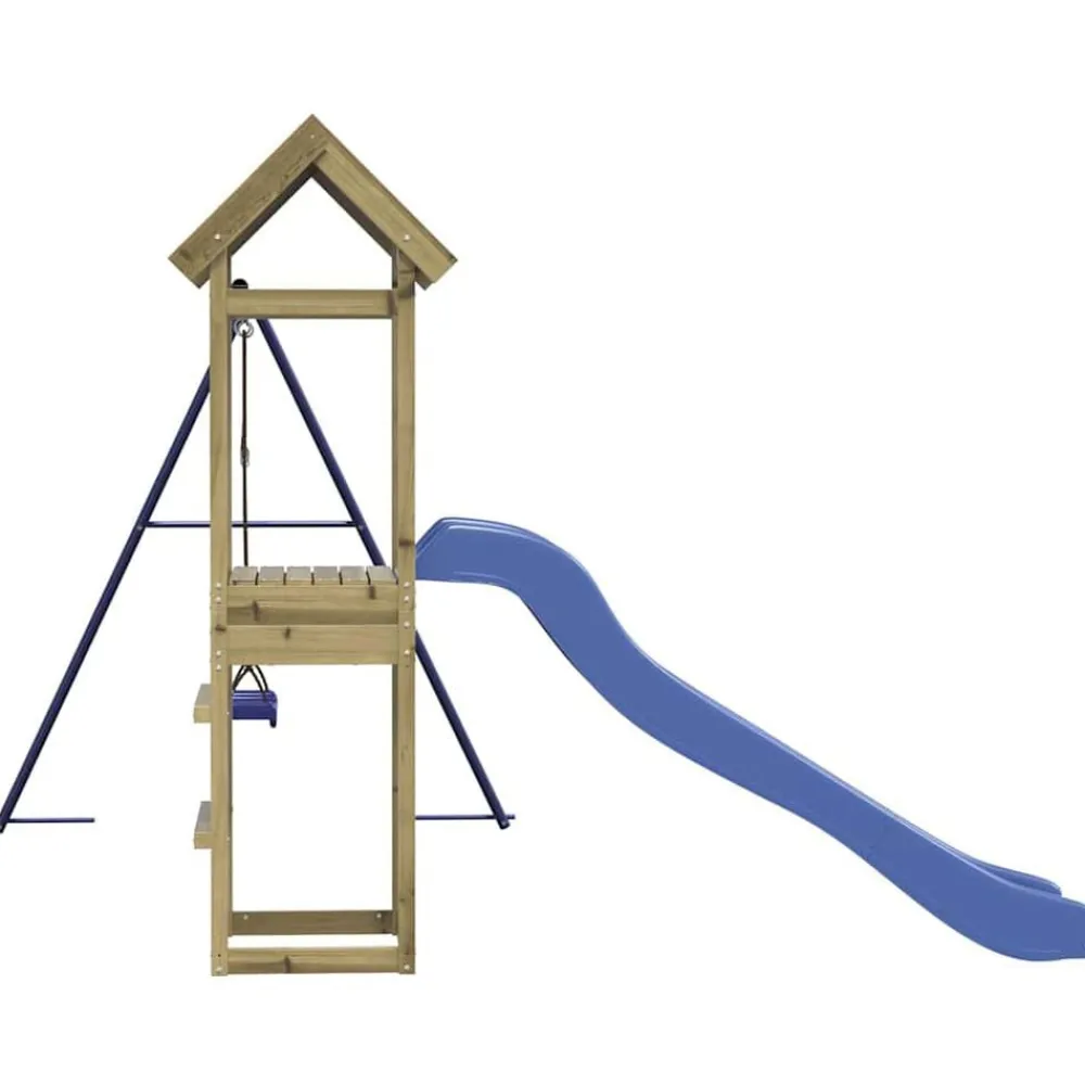 vidaXL Parque infantil de exterior madera de pino impregnada Discount
