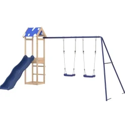 vidaXL Parque infantil de exterior de madera maciza de pino Sale