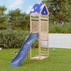 vidaXL Parque infantil de exterior de madera maciza de pino