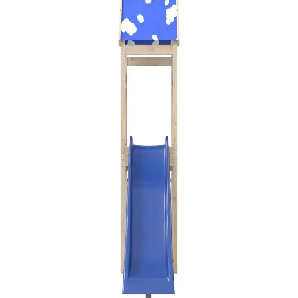 vidaXL Parque infantil de exterior de madera maciza de pino