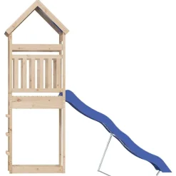 vidaXL Parque infantil de exterior de madera maciza de pino