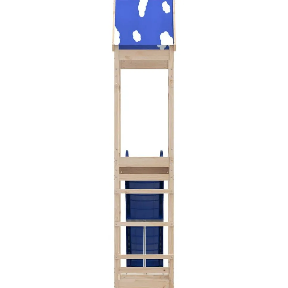 vidaXL Parque infantil de exterior de madera maciza de pino