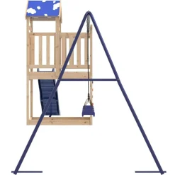 vidaXL Parque infantil de exterior de madera maciza de pino Outlet