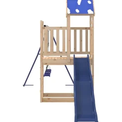 vidaXL Parque infantil de exterior de madera maciza de pino Outlet