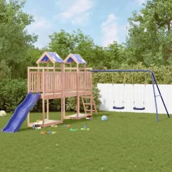 vidaXL Estructuras Para Juegos Al Aire Libre-Parque infantil de exterior madera maciza Douglas3156935