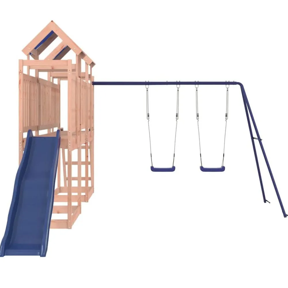 vidaXL Estructuras Para Juegos Al Aire Libre-Parque infantil de exterior madera maciza Douglas3156935