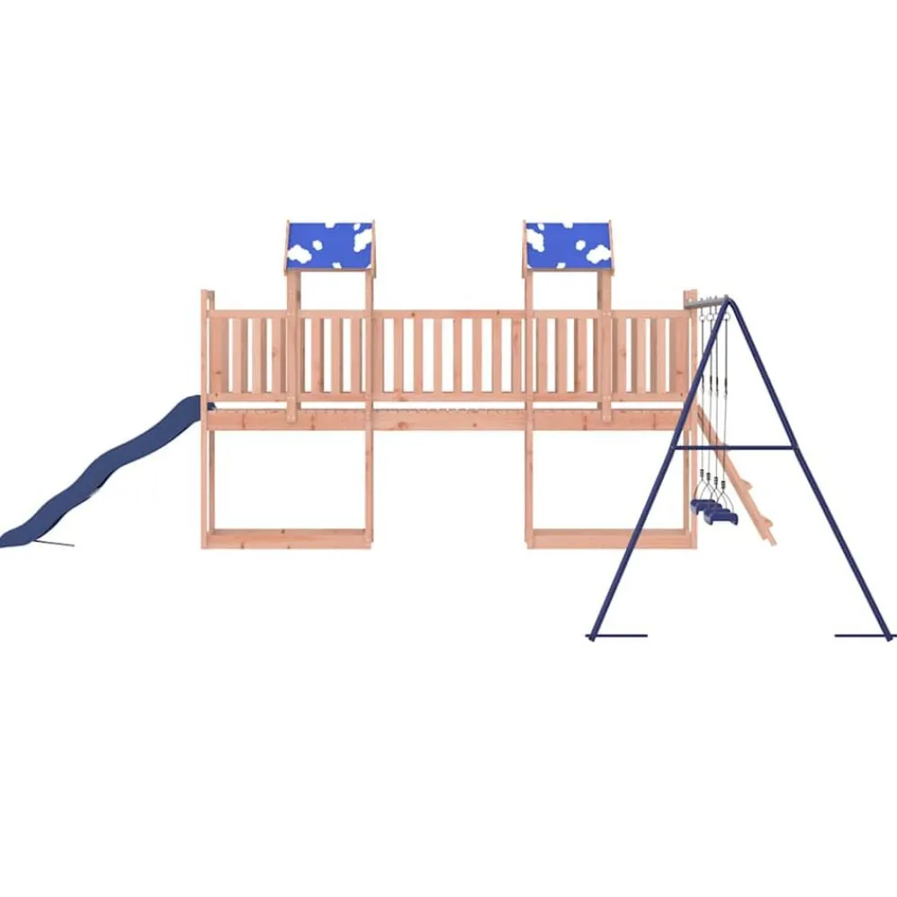 vidaXL Estructuras Para Juegos Al Aire Libre-Parque infantil de exterior madera maciza Douglas3156935