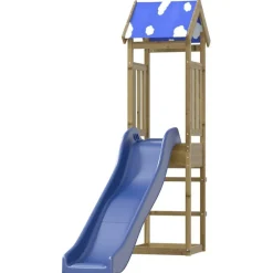 vidaXL Estructuras Para Juegos Al Aire Libre-Parque infantil de exterior madera de pino impregnada