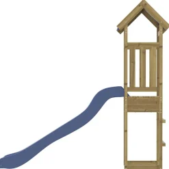 vidaXL Estructuras Para Juegos Al Aire Libre-Parque infantil de exterior madera de pino impregnada