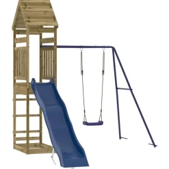 vidaXL Parque infantil de exterior madera de pino impregnada Discount