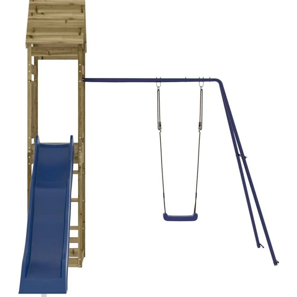 vidaXL Parque infantil de exterior madera de pino impregnada Discount