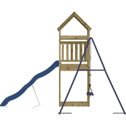 vidaXL Parque infantil de exterior madera de pino impregnada Discount