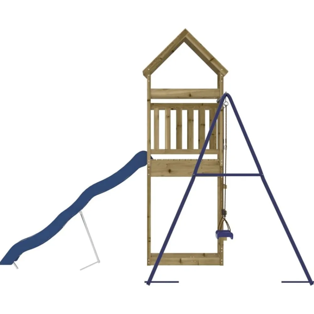 vidaXL Parque infantil de exterior madera de pino impregnada Discount