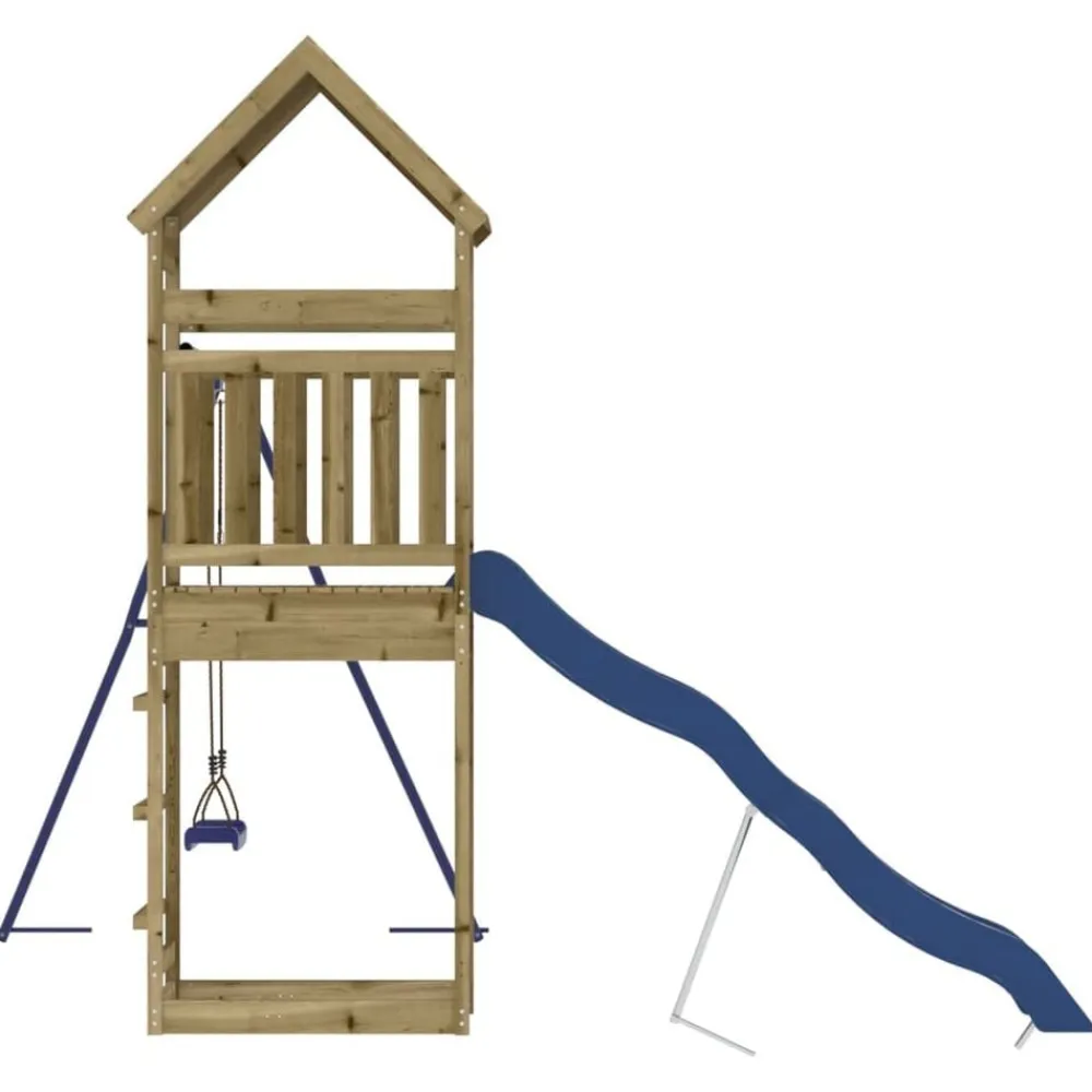 vidaXL Parque infantil de exterior madera de pino impregnada Discount